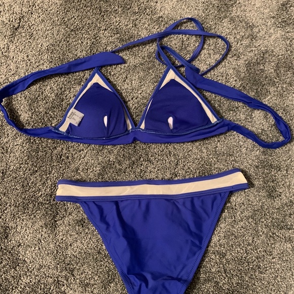 Blue Mesh Bikini - Picture 5 of 5
